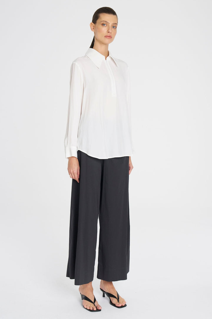 MELA PURDIE BLOUSE PEAK ZIP BLOUSE - F678924