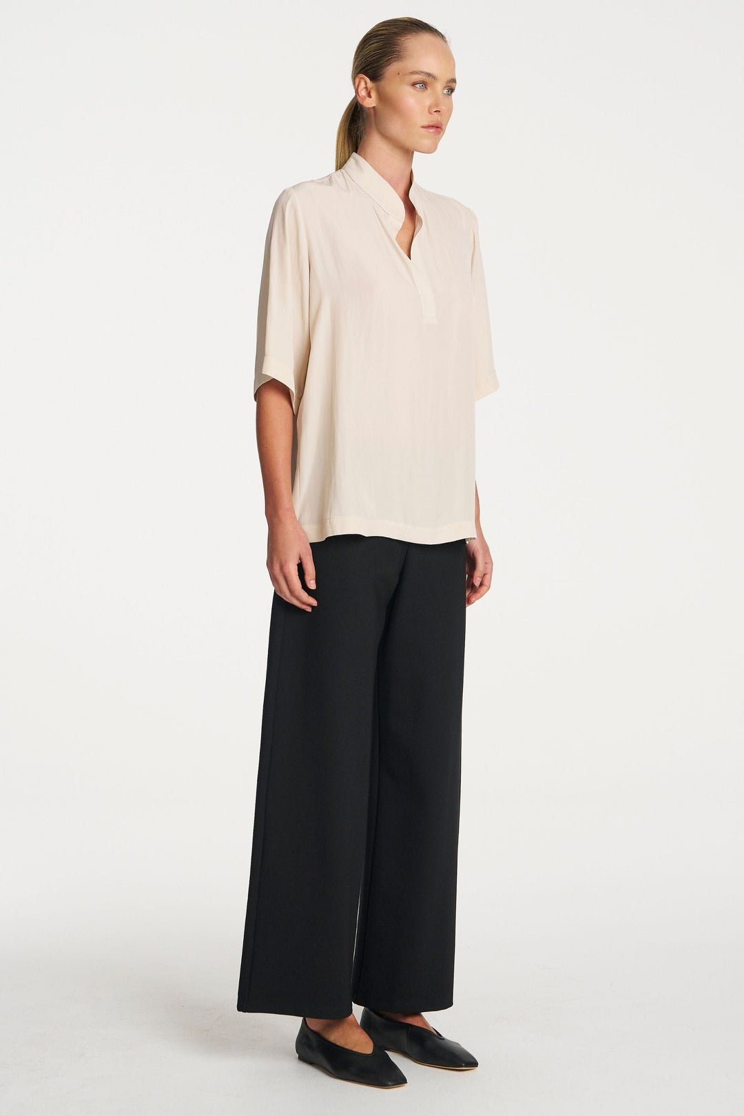 MELA PURDIE BLOUSE PLACKET PLAZA - F678991