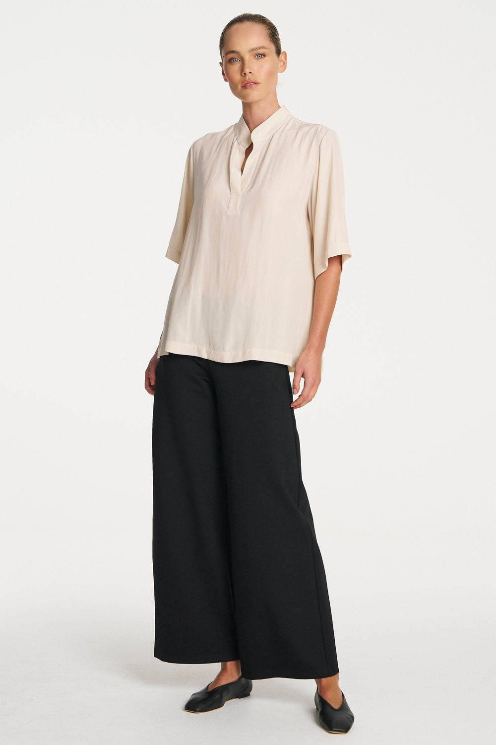 MELA PURDIE BLOUSE PLACKET PLAZA - F678991