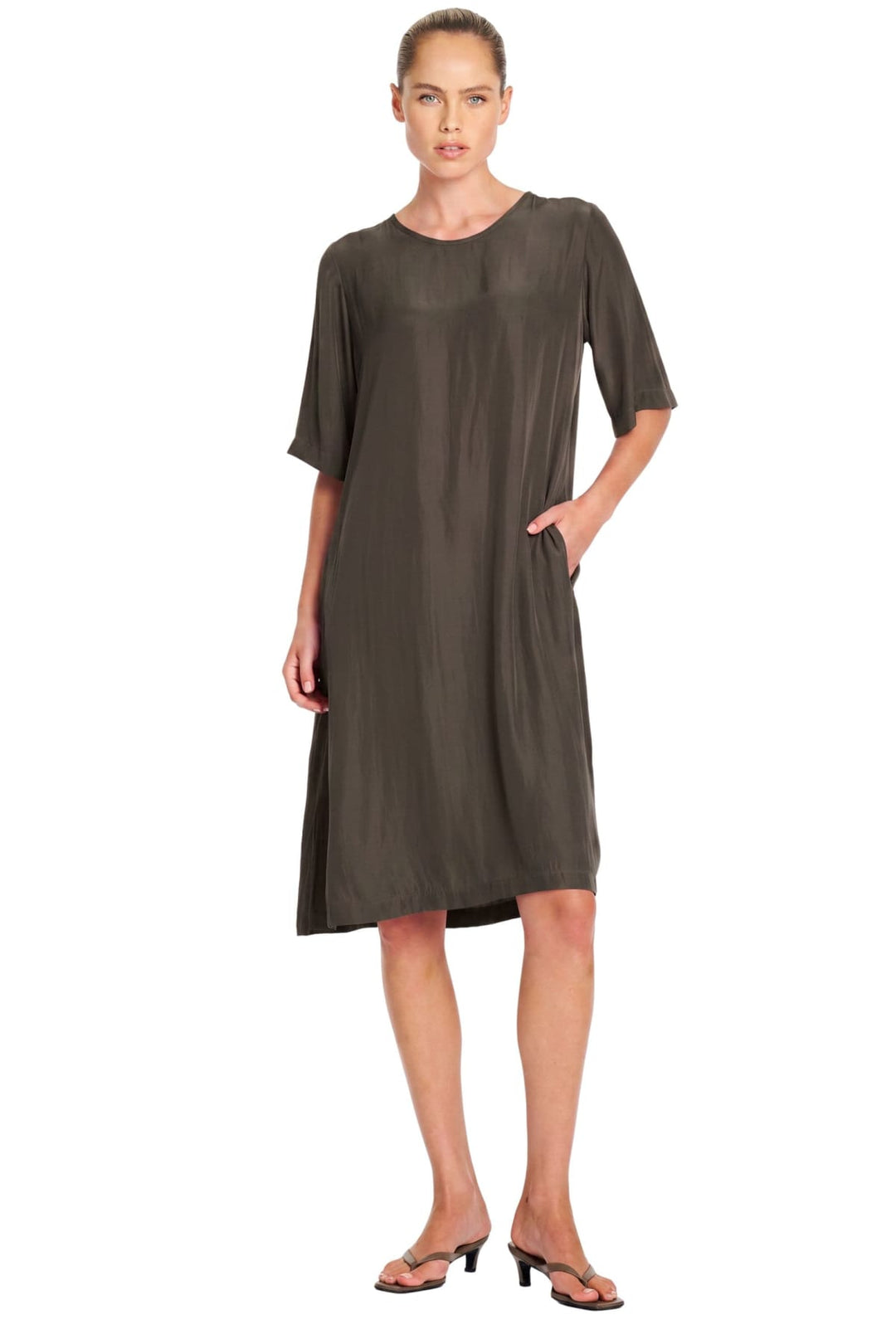 MELA PURDIE DRESS 8 / BARK PLAZA DRESS - F673004