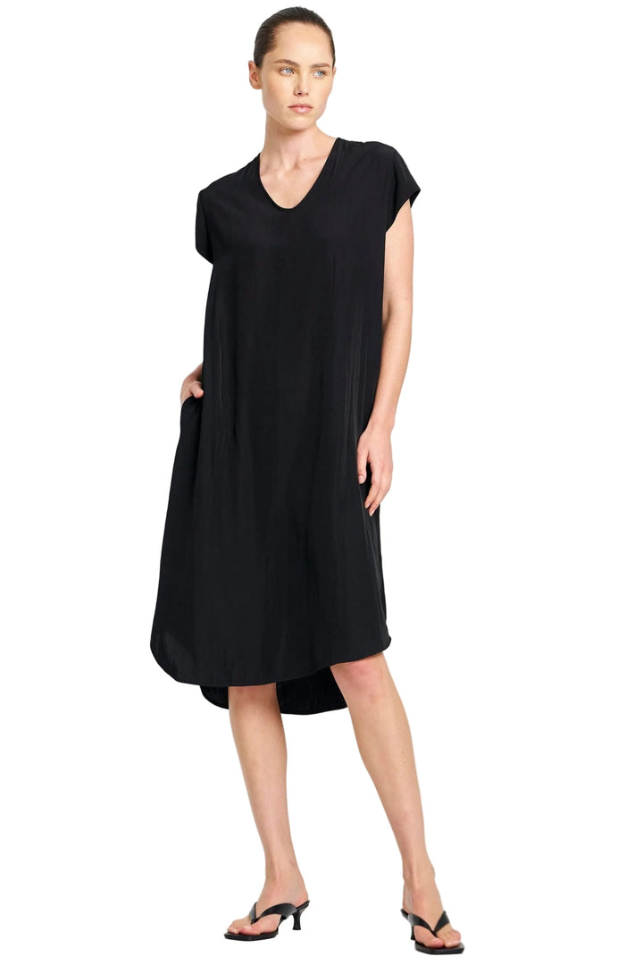 MELA PURDIE DRESS 8 / BLACK SLIDE DRESS - F673269