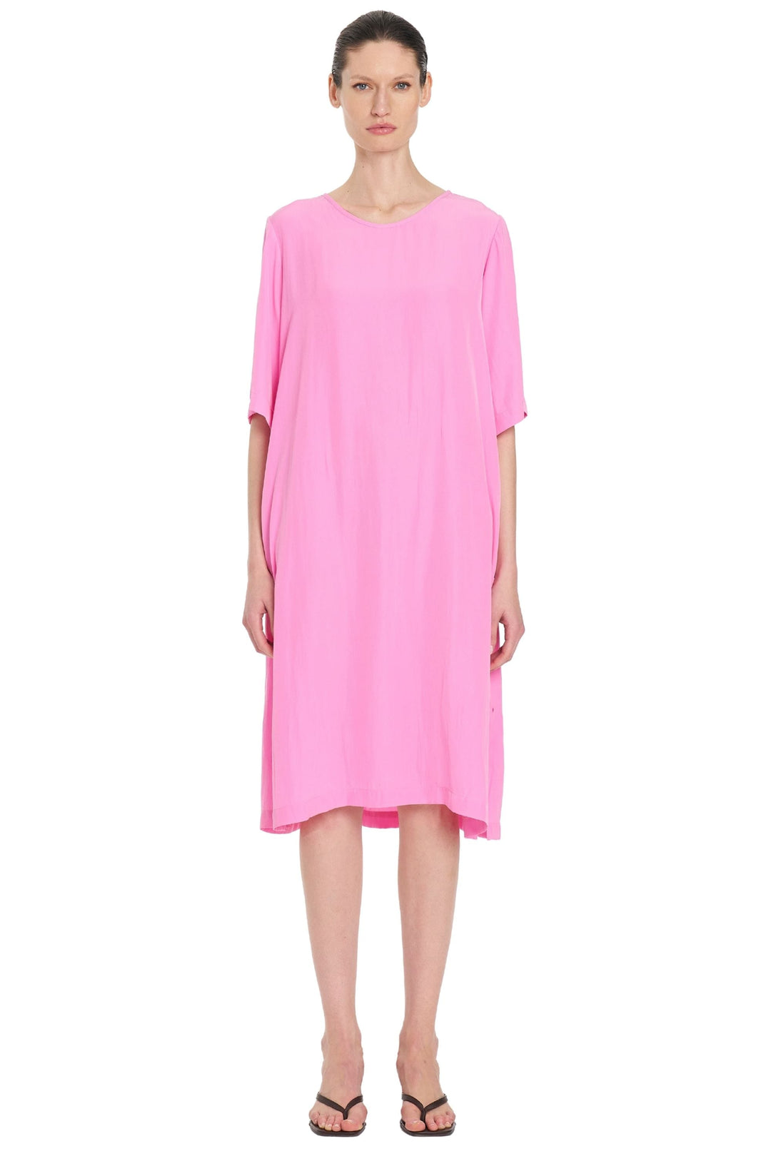 MELA PURDIE DRESS 8 / VIVID-PINK PLAZA DRESS - F673004