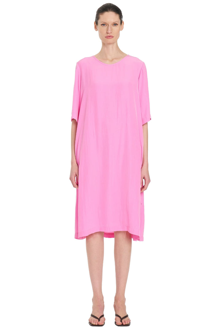 MELA PURDIE DRESS 8 / VIVID-PINK PLAZA DRESS - F673004