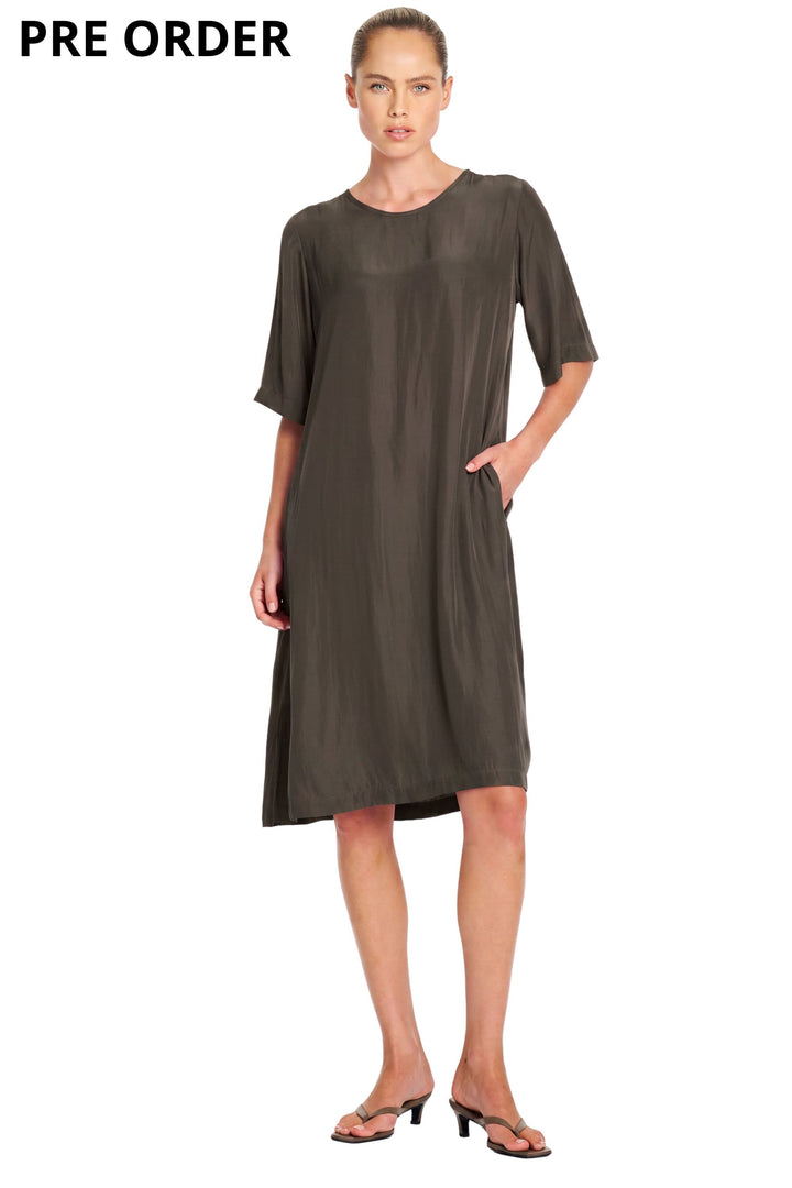 MELA PURDIE DRESS BARK / 8 PLAZA DRESS - F673004