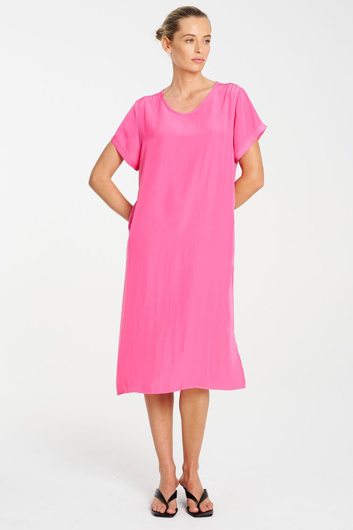 MELA PURDIE DRESS HOT-PINK / 8 TRAVEL T DRESS - F673203