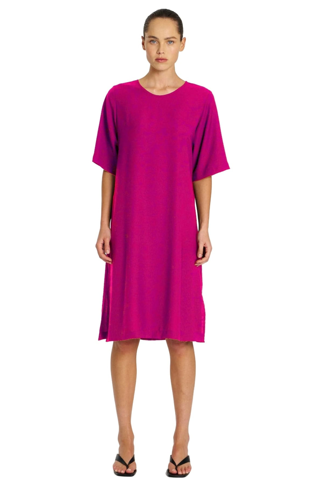 MELA PURDIE DRESS MAGENTA / 8 PLAZA DRESS - F673004