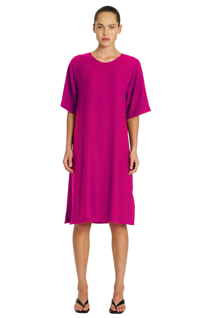 MELA PURDIE DRESS MAGENTA / 8 PLAZA DRESS - F673004