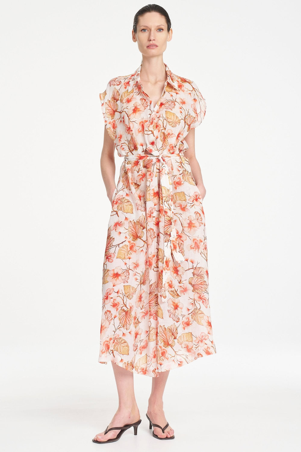 MELA PURDIE DRESS SLICE SHIRT DRESS - F8673075