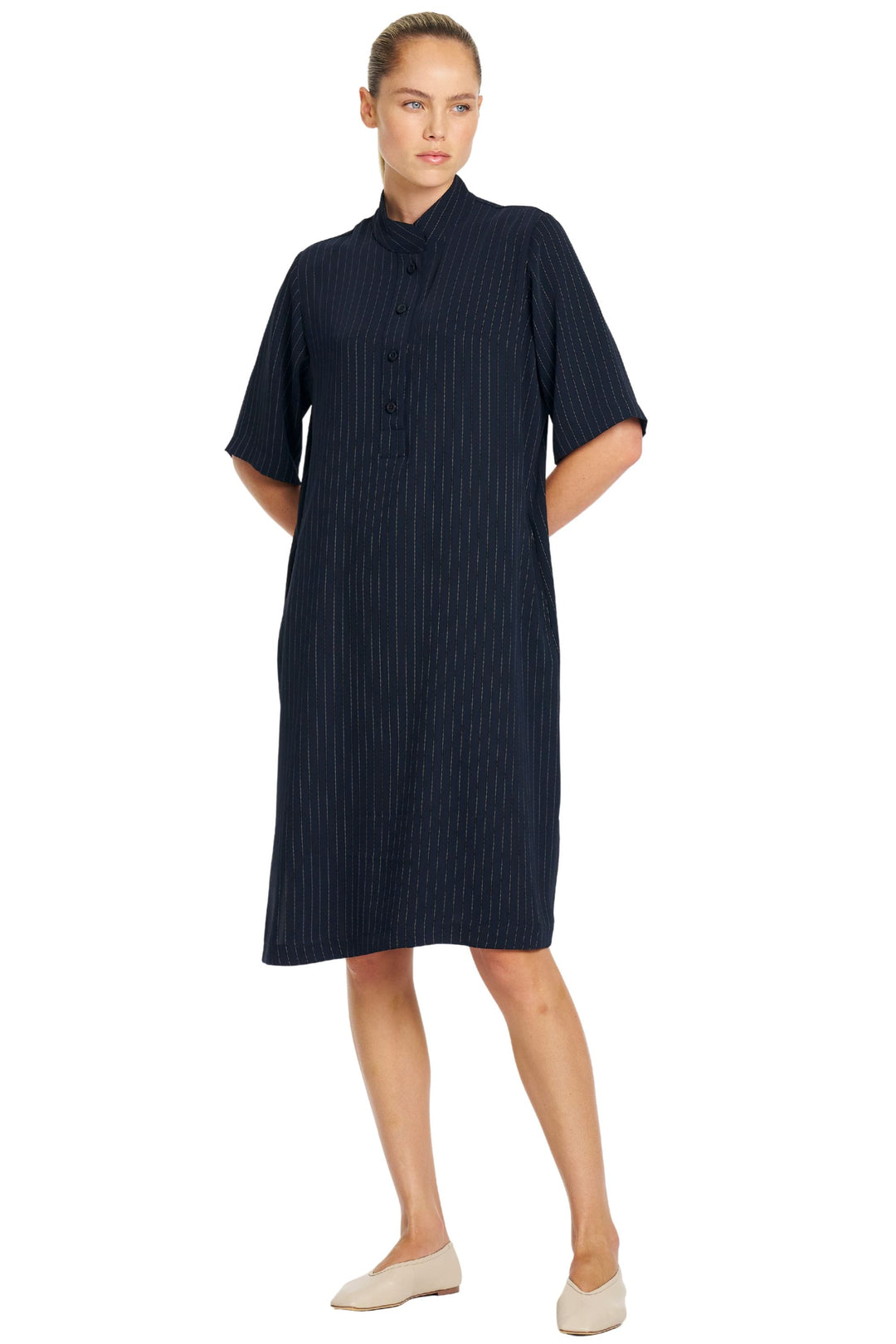 MELA PURDIE DRESS TAB PLAZA DRESS - F7343094