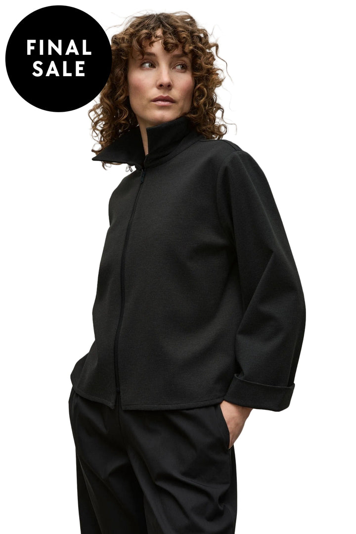 MELA PURDIE JACKET BLACK / 8 ZIP BOMBER - F0954168