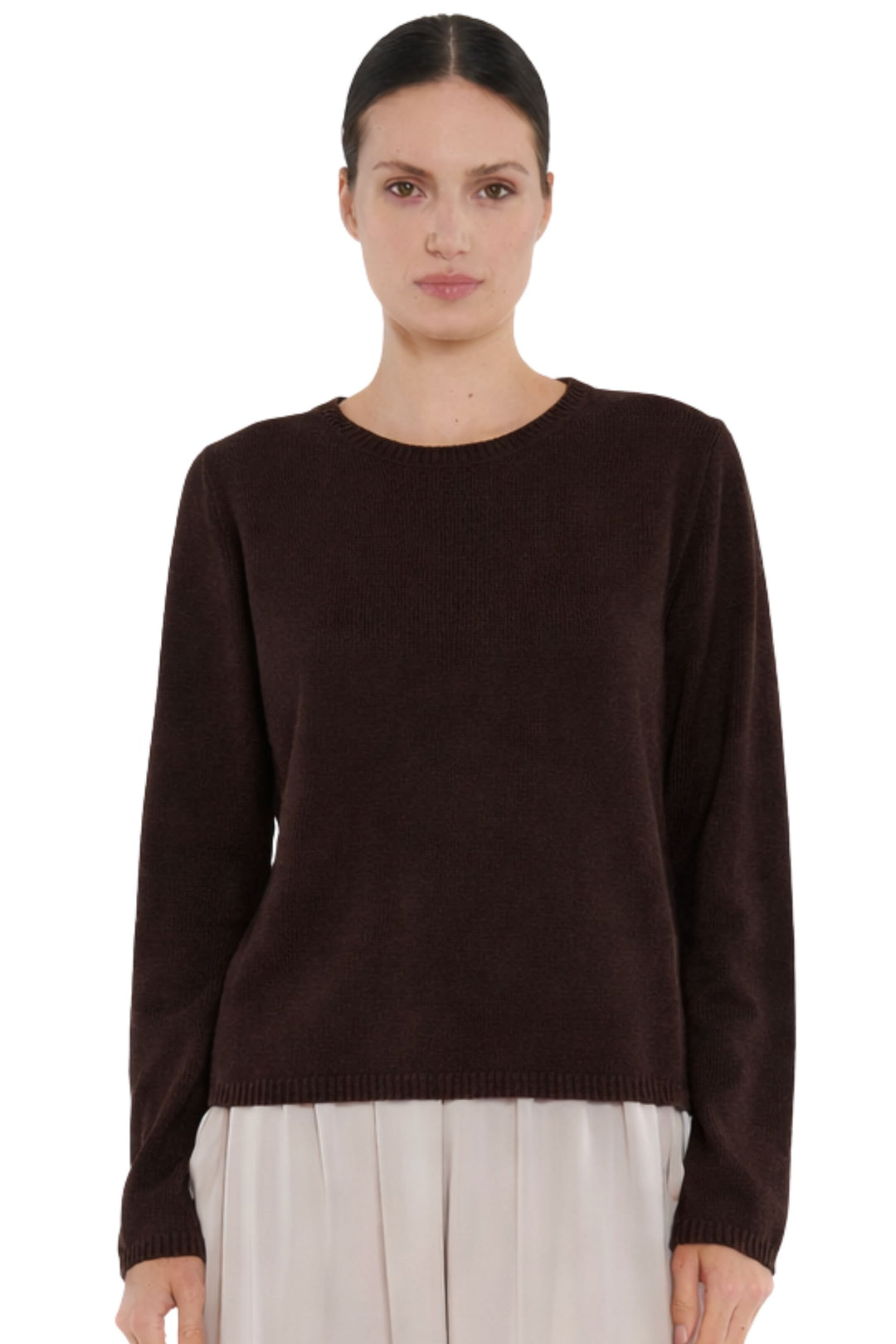 MELA PURDIE JUMPER FUDGE / XS CREW SWEATER - F149307
