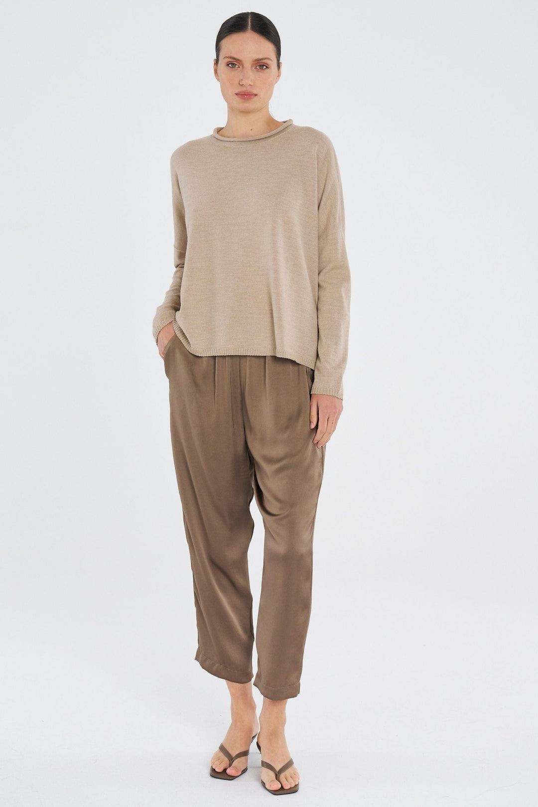 MELA PURDIE JUMPER PANAMA SWEATER - F149300