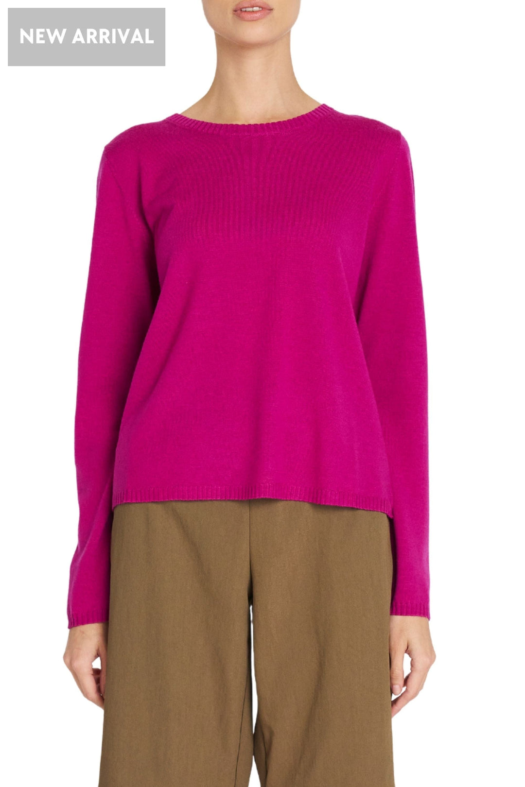 MELA PURDIE JUMPER XS / BERRY CREW SWEATER - F149307