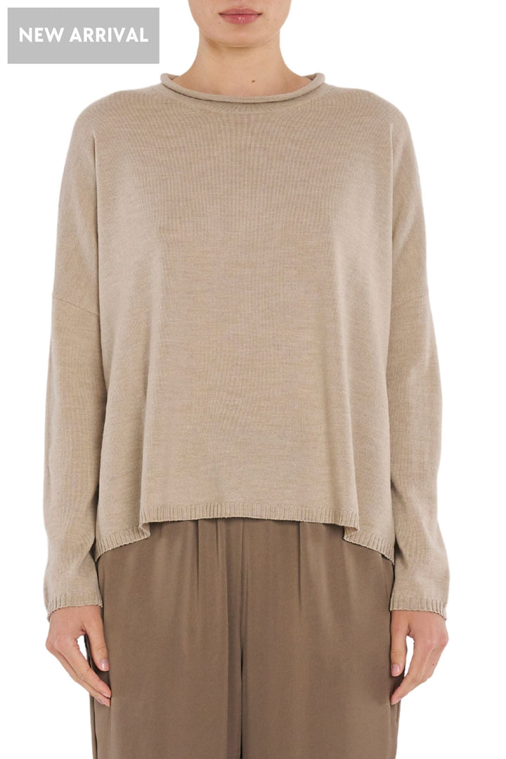 MELA PURDIE JUMPER XS / CAMEL PANAMA SWEATER - F149300