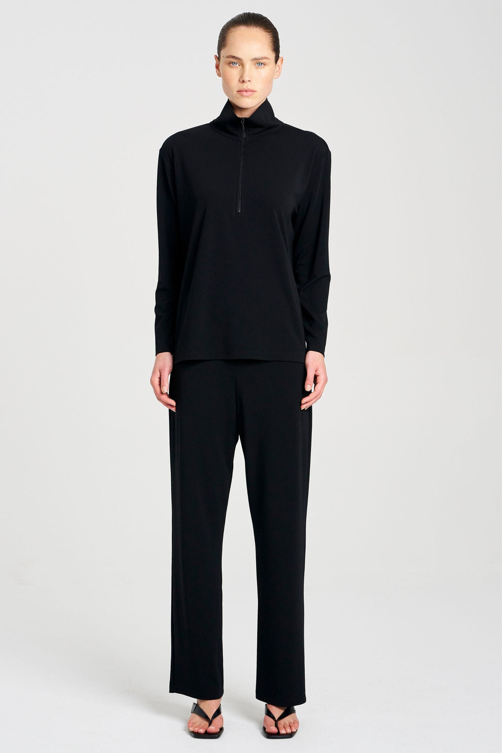 MELA PURDIE JUMPER ZIP FRONT SWEATER - F0078359