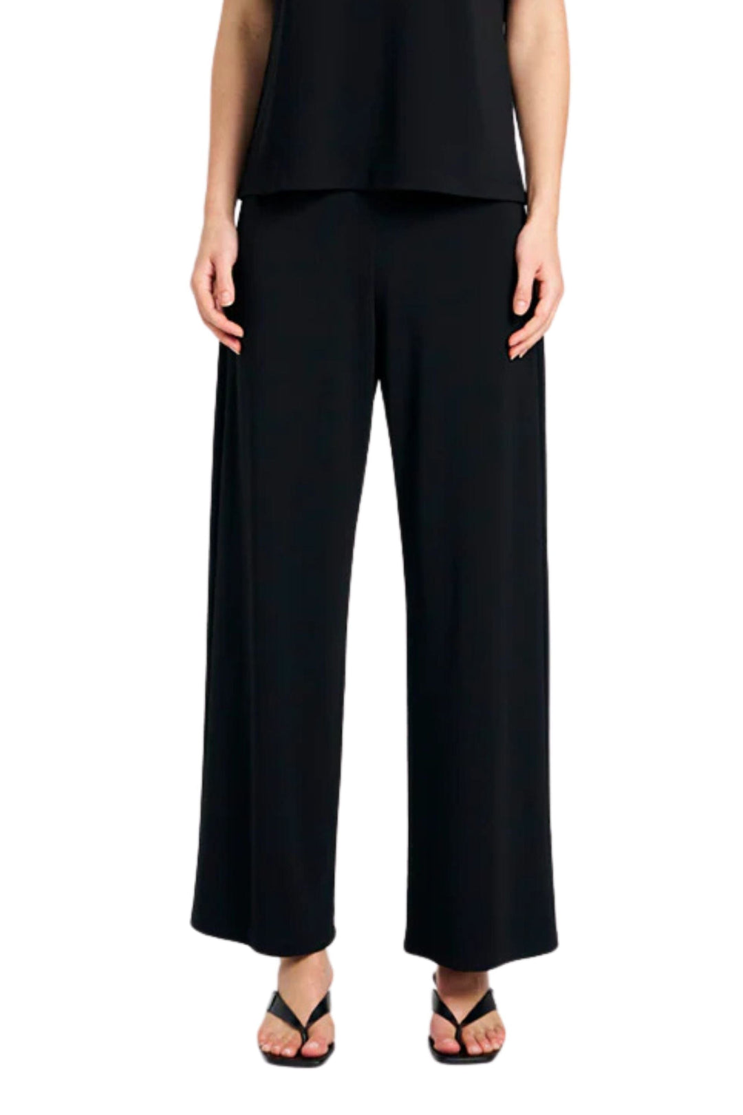 MELA PURDIE PANTS 6 / BLACK PALAZZO PANT - F0071777