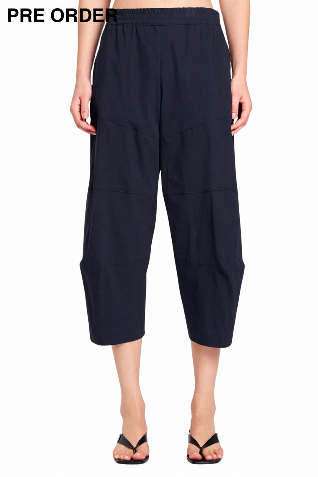 MELA PURDIE PANTS 6 / FRENCH-NAVY CROPPED TUSCAN PANT - F651513