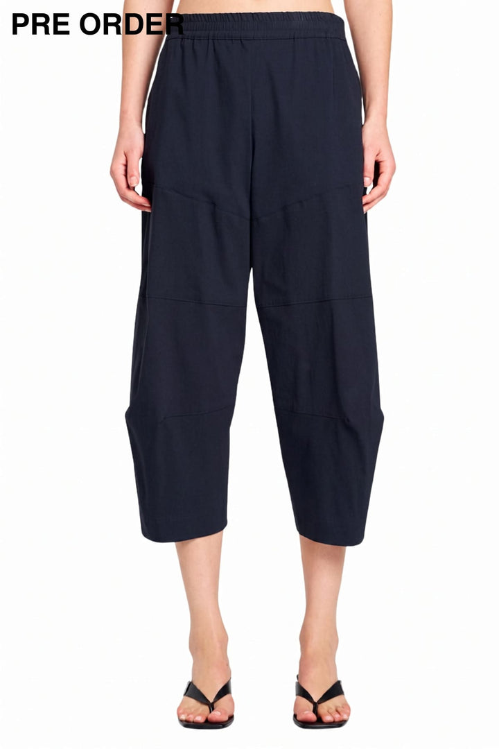 MELA PURDIE PANTS 6 / FRENCH-NAVY CROPPED TUSCAN PANT - F651513