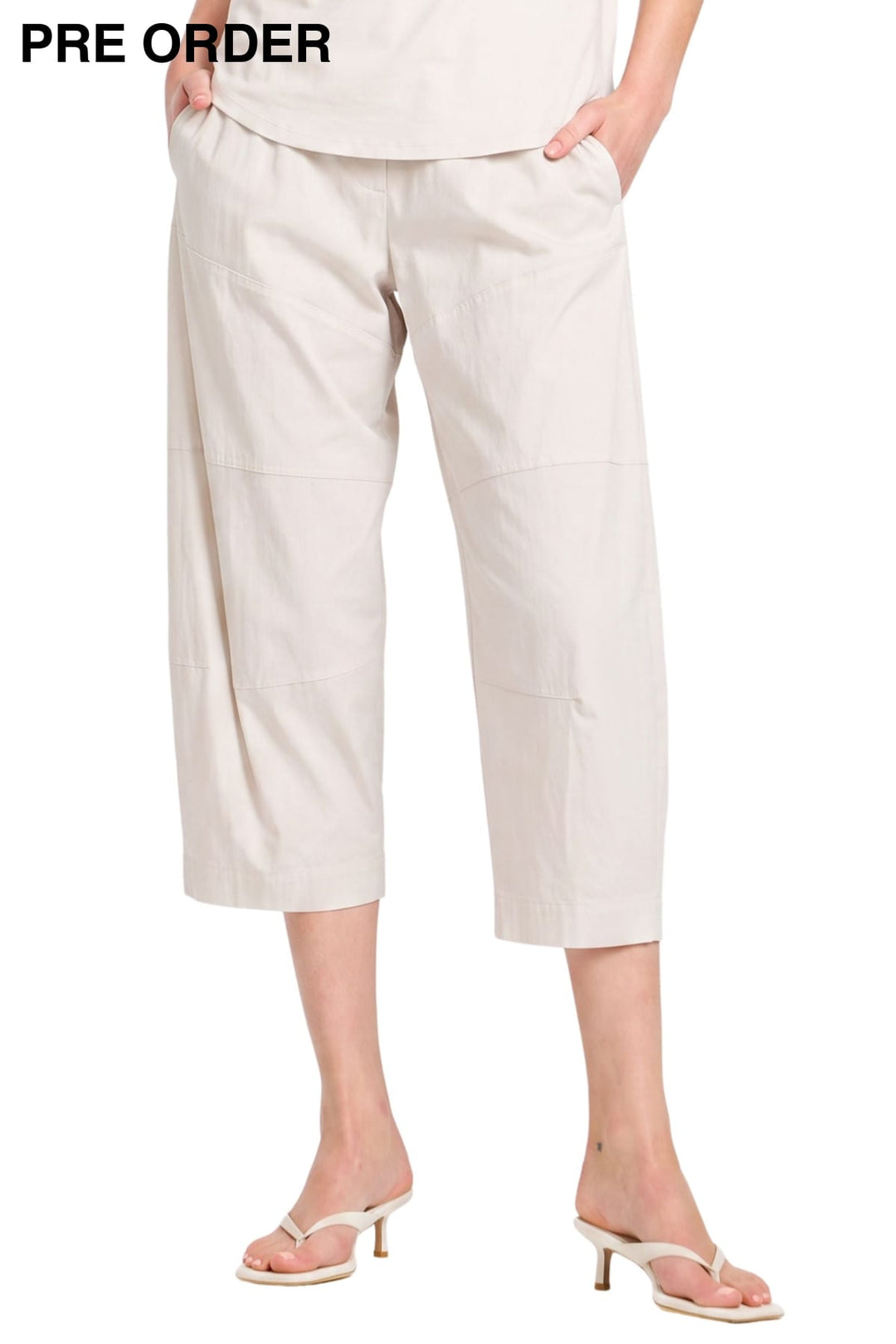 MELA PURDIE PANTS 8 / HAY CROPPED TUSCAN PANT - F651513