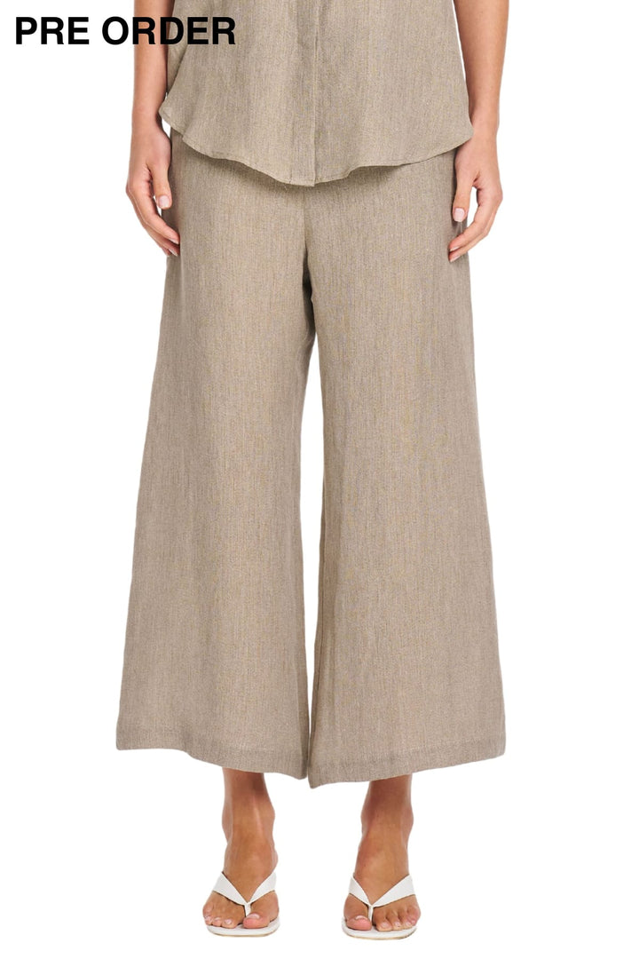 MELA PURDIE PANTS 8 / STUCCO LINO PANT - F41810016