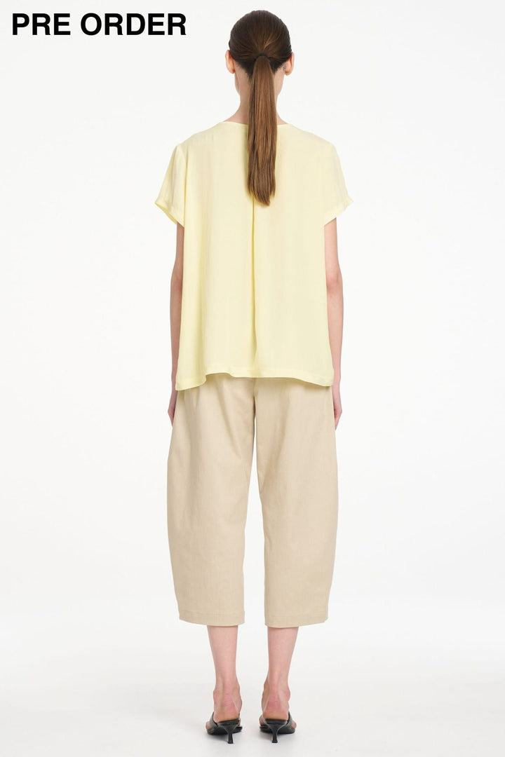 MELA PURDIE PANTS CROP BARREL PANT - F41910003
