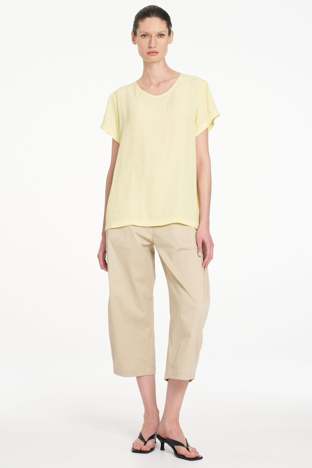 MELA PURDIE PANTS CROP BARREL PANT - F41910003
