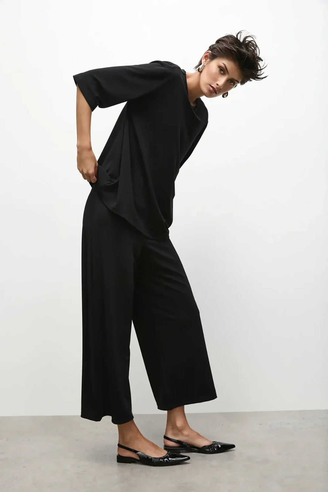 MELA PURDIE PANTS CROP PALAZZO PANT - F0071817