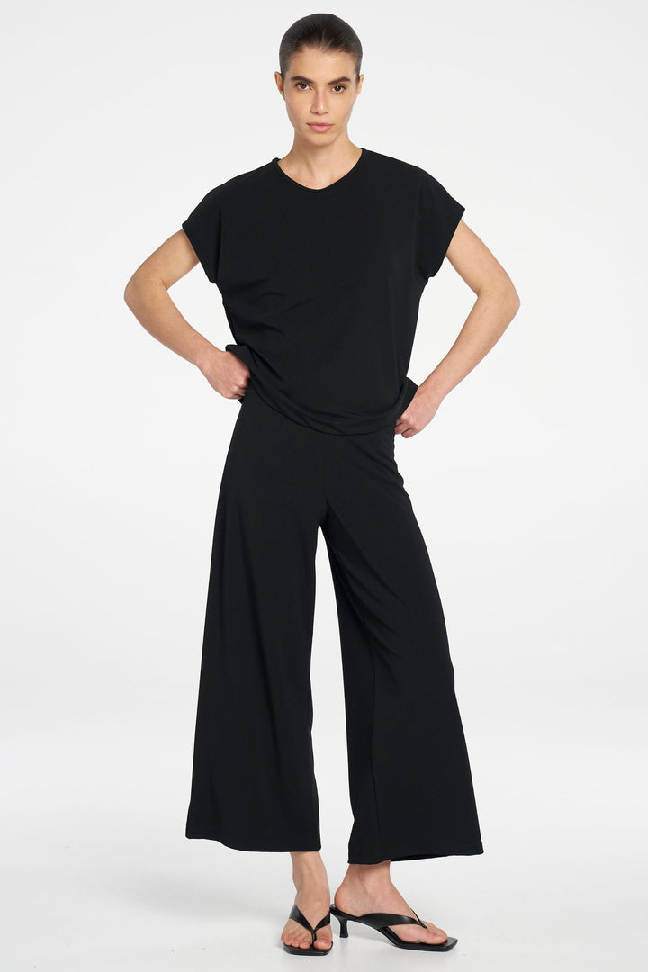 MELA PURDIE PANTS CROP PALAZZO PANT - F0071817