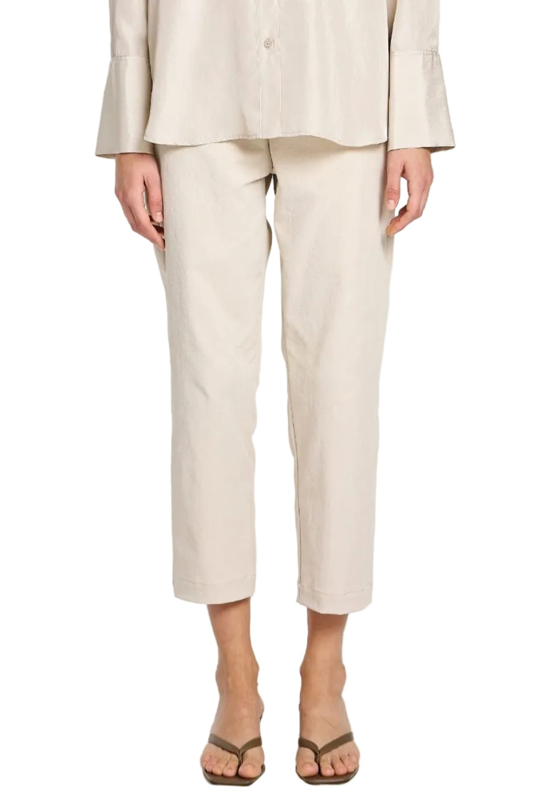 MELA PURDIE PANTS FLAX / 8 TAPERED FLAT PANT - F4161831