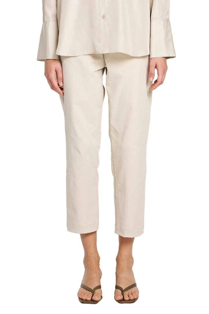 MELA PURDIE PANTS FLAX / 8 TAPERED FLAT PANT - F4161831