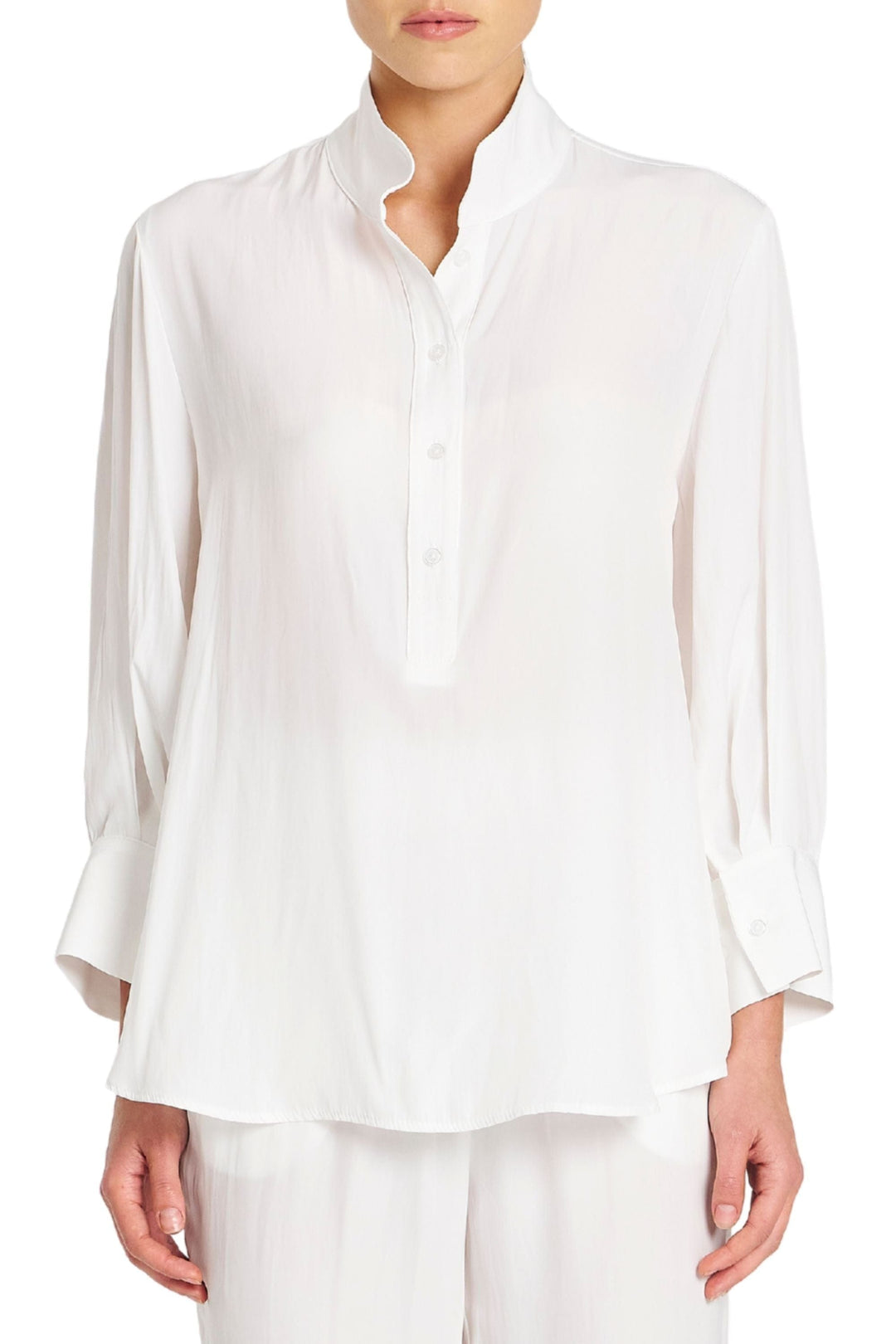 MELA PURDIE SHIRT 8 / WHITE RESORT SHIRT - F678706