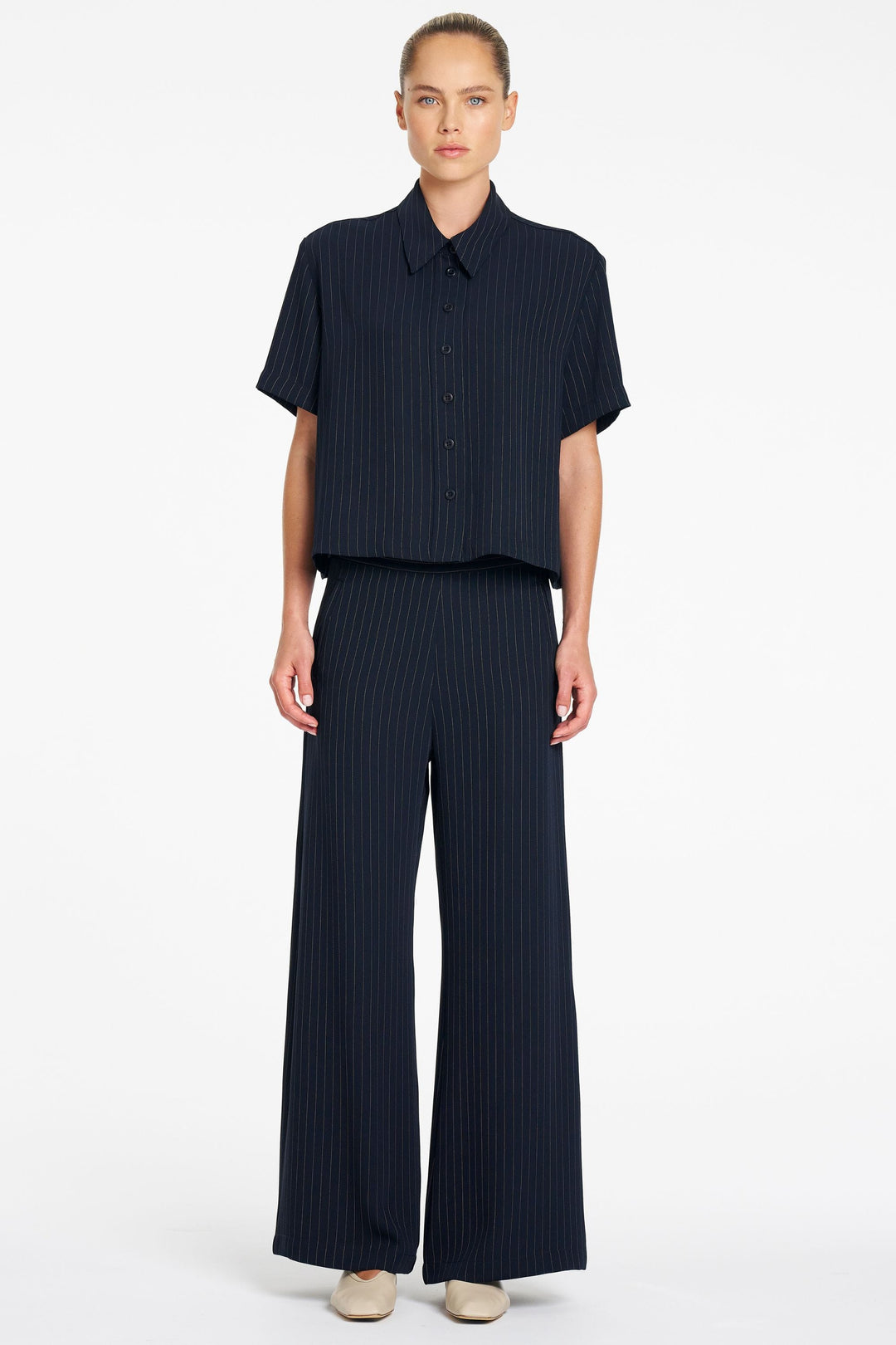 MELA PURDIE SHIRT CROP SHIRT - F7344244