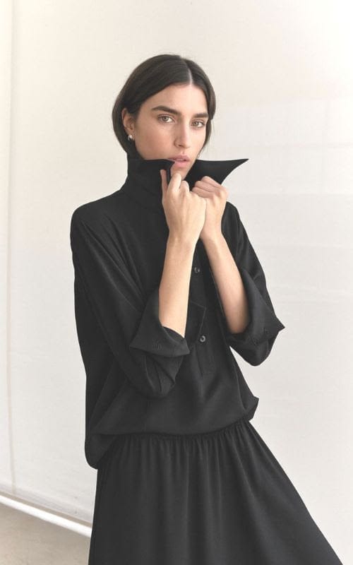 MELA PURDIE SHIRT DENIER PEAK SHIRT - F6028737