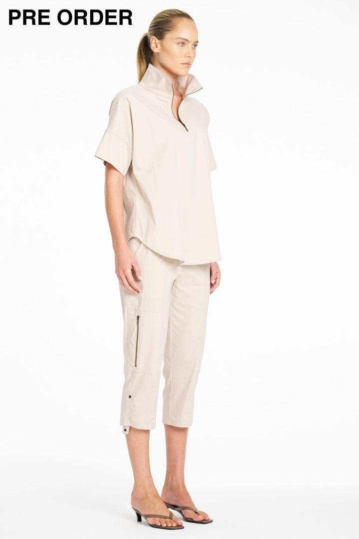 MELA PURDIE SHIRT HALF ZIP SHIRT - F658572