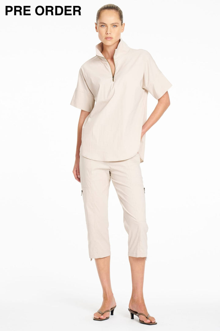 MELA PURDIE SHIRT HALF ZIP SHIRT - F658572