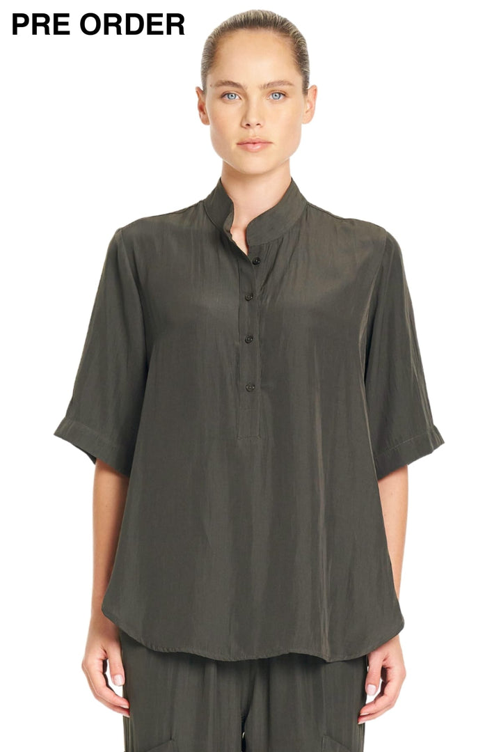 MELA PURDIE TOP 8 / BARK TAB SWISH PLAZA - F6780076