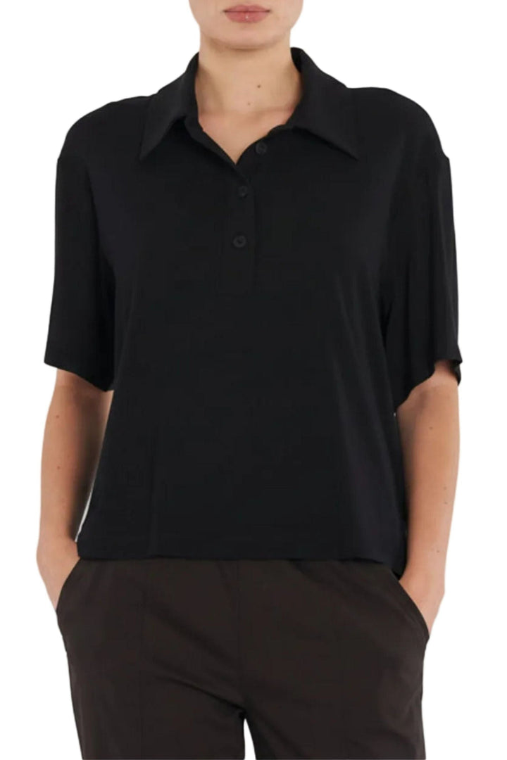 MELA PURDIE TOP 8 / BLACK BOX TEE POLO - F018894