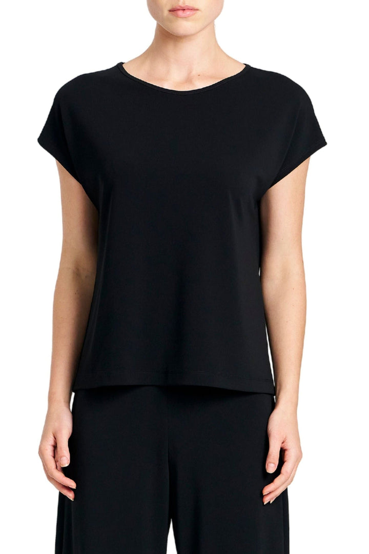 MELA PURDIE TOP 8 / BLACK CAP SHELL - F0078365