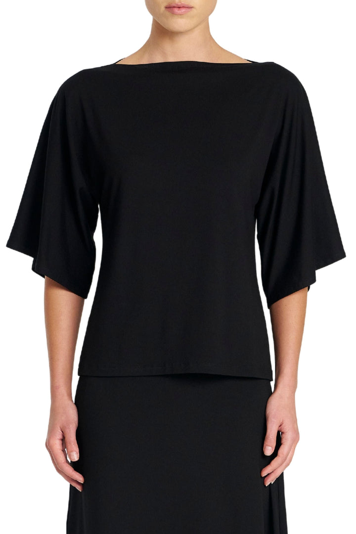 MELA PURDIE TOP 8 / BLACK PICASSO TOP - F018838