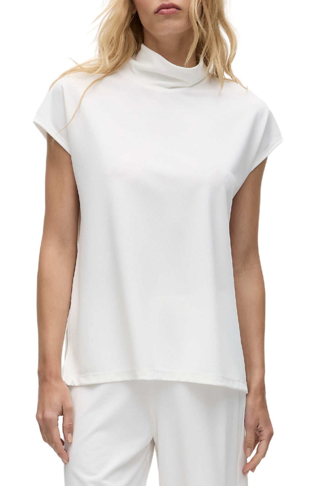 MELA PURDIE TOP 8 / CREAM FUNNEL SHELL - F0078233