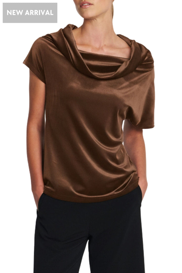 MELA PURDIE TOP 8 / NUTMEG FRAME SHELL - F3108972