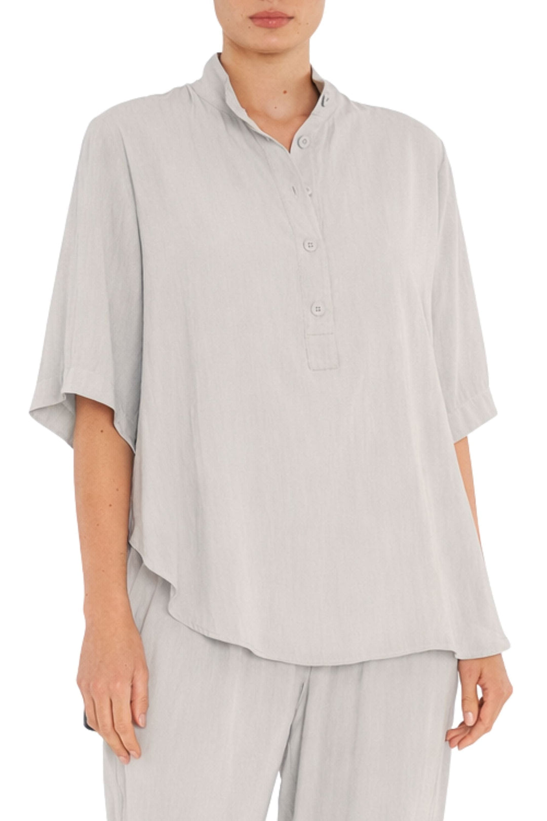 MELA PURDIE TOP 8 / OYSTER SWISH TAB PLAZA - F678899