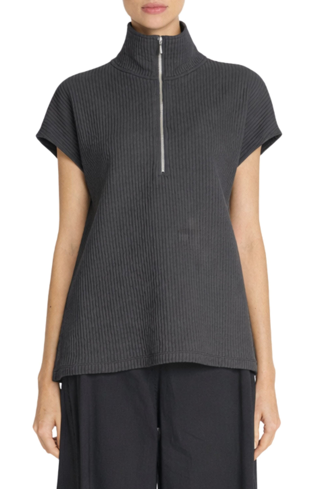 MELA PURDIE TOP 8 / PHANTOM ZIP FRONT SHELL - F0908329