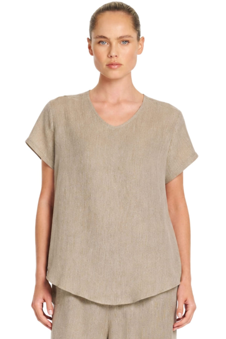 MELA PURDIE TOP 8 / STUCCO NEO SHELL TOP - F41880097