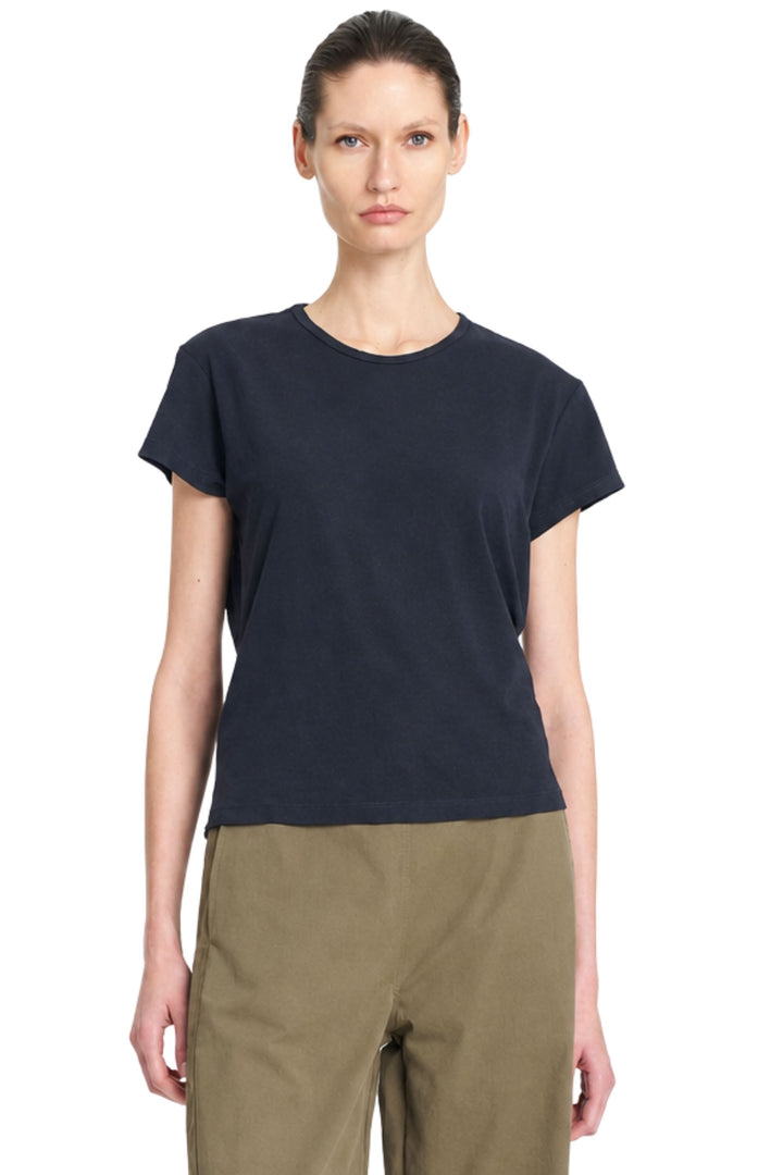 MELA PURDIE TOP 8 / TRUE-NAVY CREW CAFE T - F00780113
