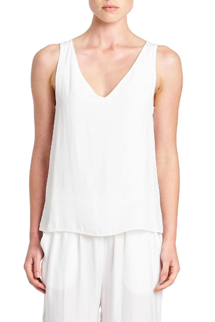MELA PURDIE TOP 8 / WHITE AUDREY TANK - F672703