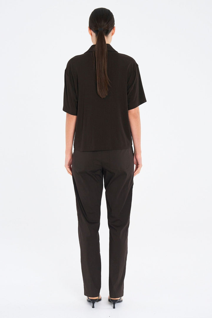 MELA PURDIE TOP BOX TEE POLO - F018894