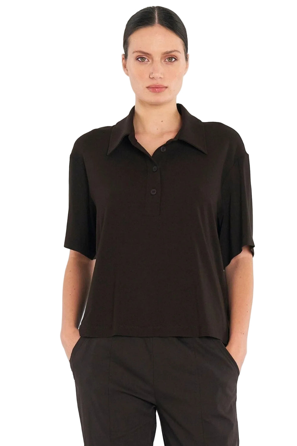 MELA PURDIE TOP BOX TEE POLO - F018894