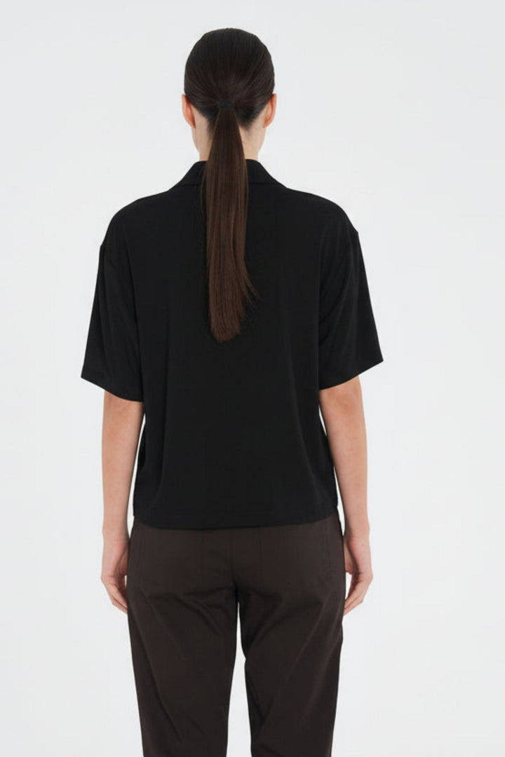 MELA PURDIE TOP BOX TEE POLO - F018894