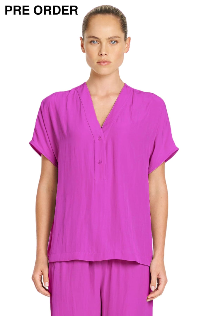 MELA PURDIE TOP DAHLIA / 6 WEDGE TAB SHELL TOP - F678804